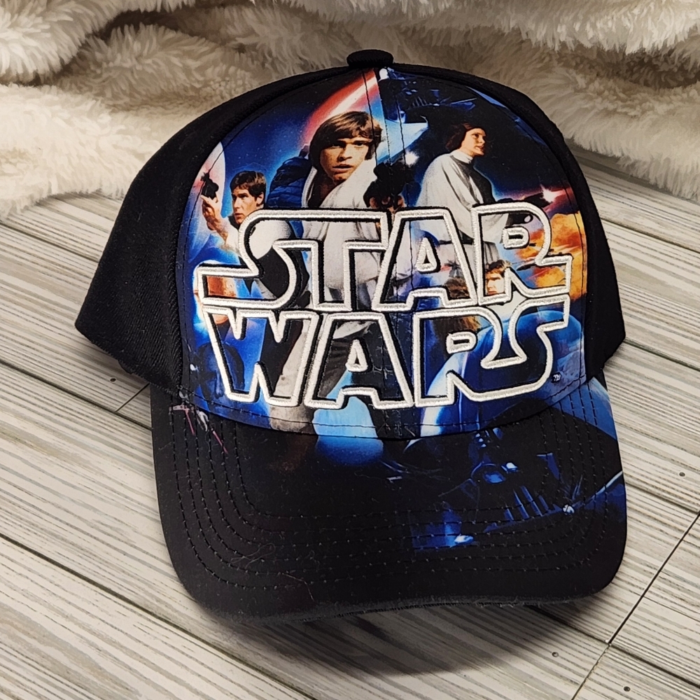 Sar Wars: Episode IV - A New Hope (Black) Adjustable Snapback Hat/Cap
